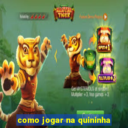 como jogar na quininha